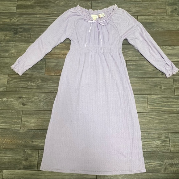 NWT Whispers Long Nightgown Women’s Large Prairie Feminine Maxi Gown Cottagecore - Picture 16 of 16